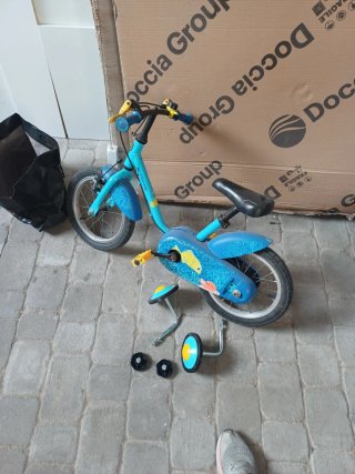 Bicicleta infantil B'Twin azul