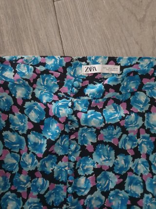 Falda larga Zara floral