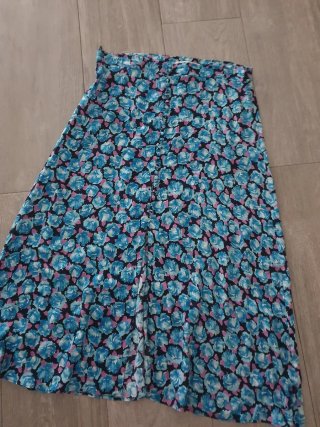 Falda larga Zara floral