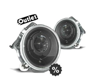 EV FAROS MERCEDES CLASE G W463 89- FONDO NEGRO LOOK AMG G65