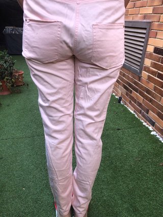 Pantalón rosa claro talla 38