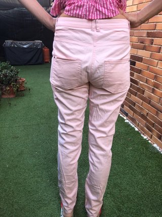 Pantalón rosa claro talla 38