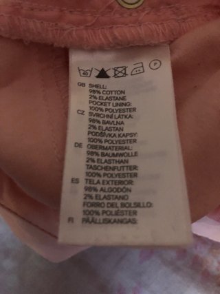 Pantalón rosa claro talla 38