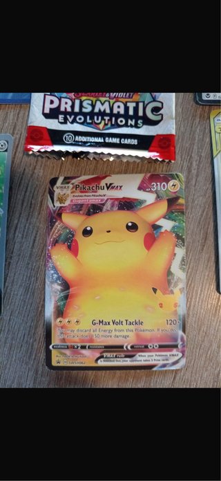 Carta Pokémon Pikachu VMAX Prismatic Evolutions