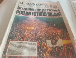 Periódico El Alcázar 20-N-85