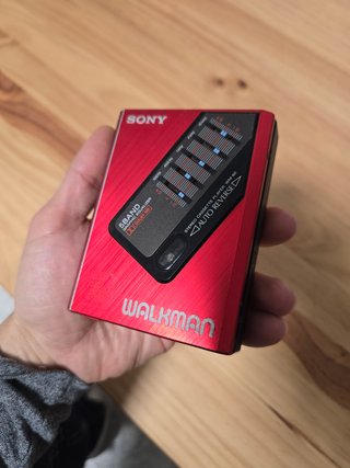 Walkman Sony WM-60 Rojo