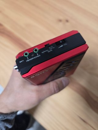 Walkman Sony WM-60 Rojo