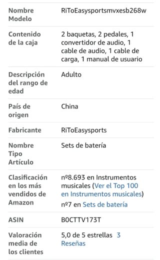 Batería Virtual Virtual Drum Kit