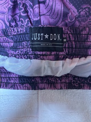 Pantalón corto NBA Los Angeles Lakers Morado