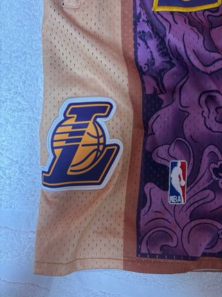 Pantalón corto NBA Los Angeles Lakers Morado