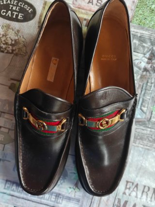 Mocassini Gucci Pelle Marrone Uomo