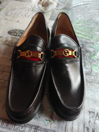 Mocassini Gucci Pelle Marrone Uomo