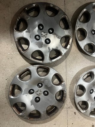 Juego 4 Tapacubos Peugeot 15 Originales