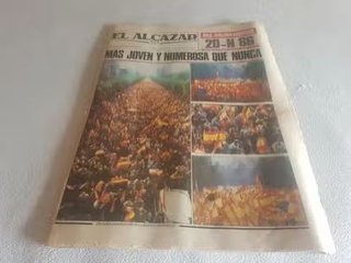 Periódico El Alcázar 20-N-86