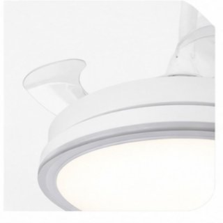 Ventilador de techo retráctil blanco