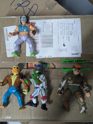 Lote 4 Figuras Tortugas Ninja TMNT