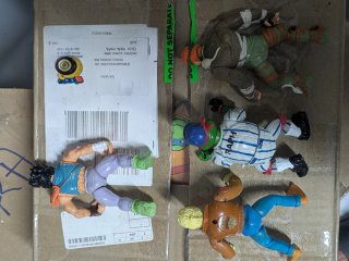 Lote 4 Figuras Tortugas Ninja TMNT