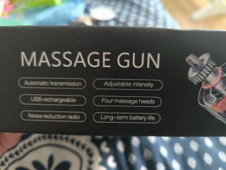 Pistola de masaje