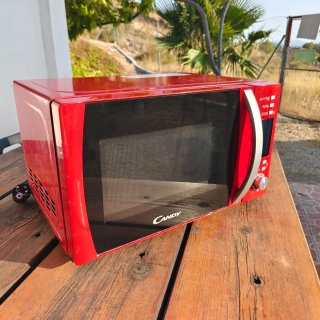 Microondas Candy Rojo Vintage