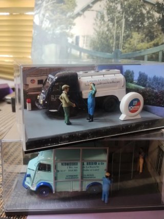 Coches miniatura metal colección La Route Bleue