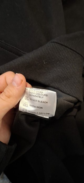 Chaqueta Lacoste Negra con Capucha Talla M