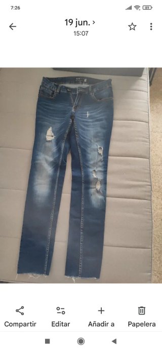 Pantalón NMD Mujer Talla 36 Azul