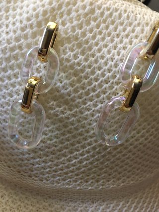 Pendientes largos  Metacrilato  piscina playa