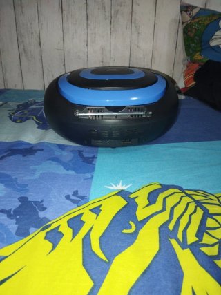 Radio CD Denver Electronics Negra/Azul