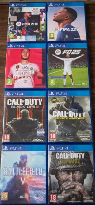 Lote 8 Videojuegos PS4 (disponible en separado)