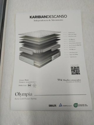 Colchón Karibian Olympis 135x190