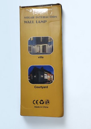 Lámpara Solar Pared CBK BK-888-2