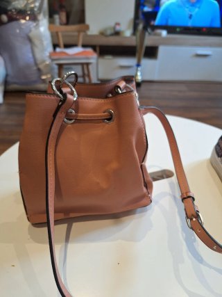 Bolso de mano rosa