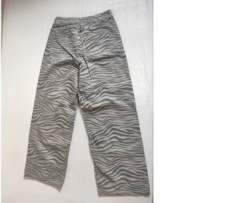 Pantalón Mango Talla S/36/8 Estampado Cebra