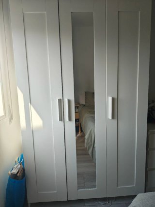 Armario 3 puertas Ikea Brimnes Blanco