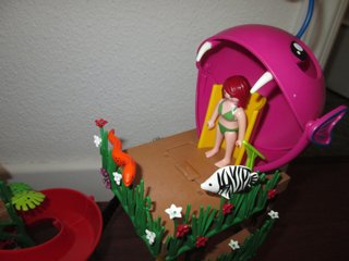 Parque Acuático Playmobil con Toboganes