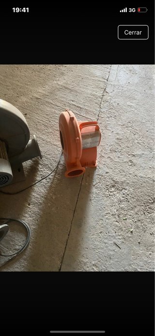 Motor ventilador naranja