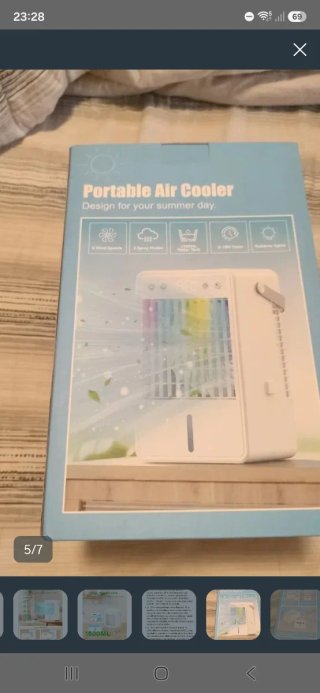Ventilatore Raffrescatore Bianco