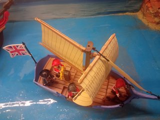 Barco Bergantín Marina Inglesa Playmobil