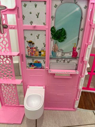 Casa de muñecas plegable Barbie