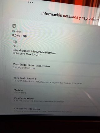 Xiaomi Redmi Pad SE Tablet Negra/Gris