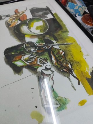 Cuadro Mesa de trabajo Renato Guttuso