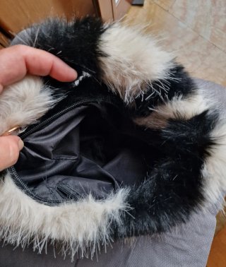 Borsa Turbo Bags pellicciotto piu guanti in pellic