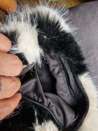 Borsa Turbo Bags pellicciotto piu guanti in pellic
