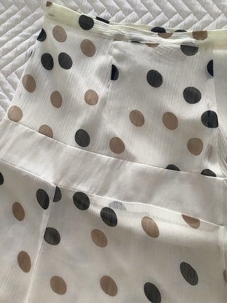 Falda de lunares Bienvestir talla 44 – blanca