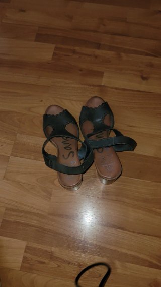 Sandalias de piel  Azul oscuro