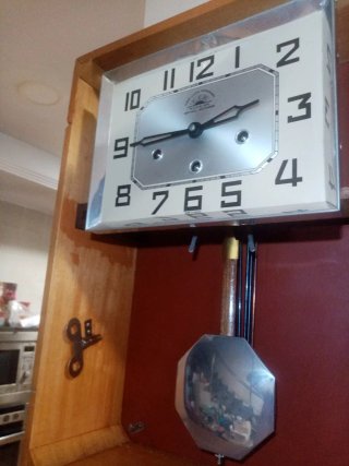 Reloj de Pared Antiguo Madera
