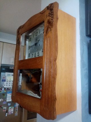 Reloj de Pared Antiguo Madera