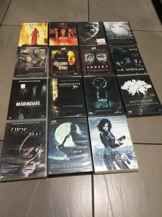 Colección DVDs de Terror en Español