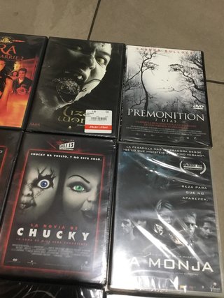 Colección DVDs de Terror en Español