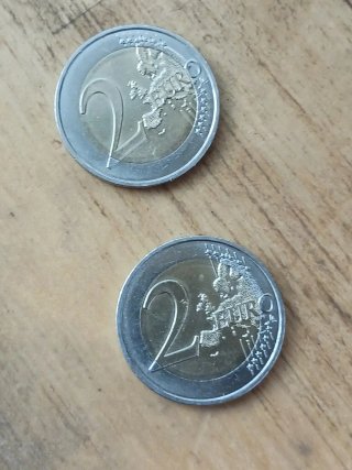 Lote 2 Monedas Francia 2018 Simone Veil